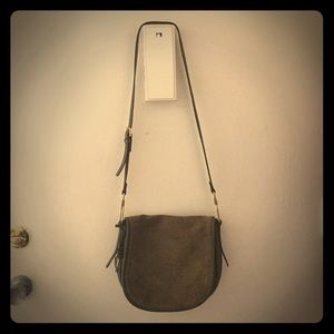 Olive Fossil Crossbody